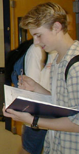 Ryan, clutching dearly to Jeffrey's yearbook